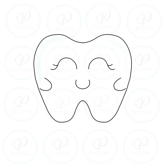 Chubby Tooth Cookie Cutter - Periwinkles Cutters