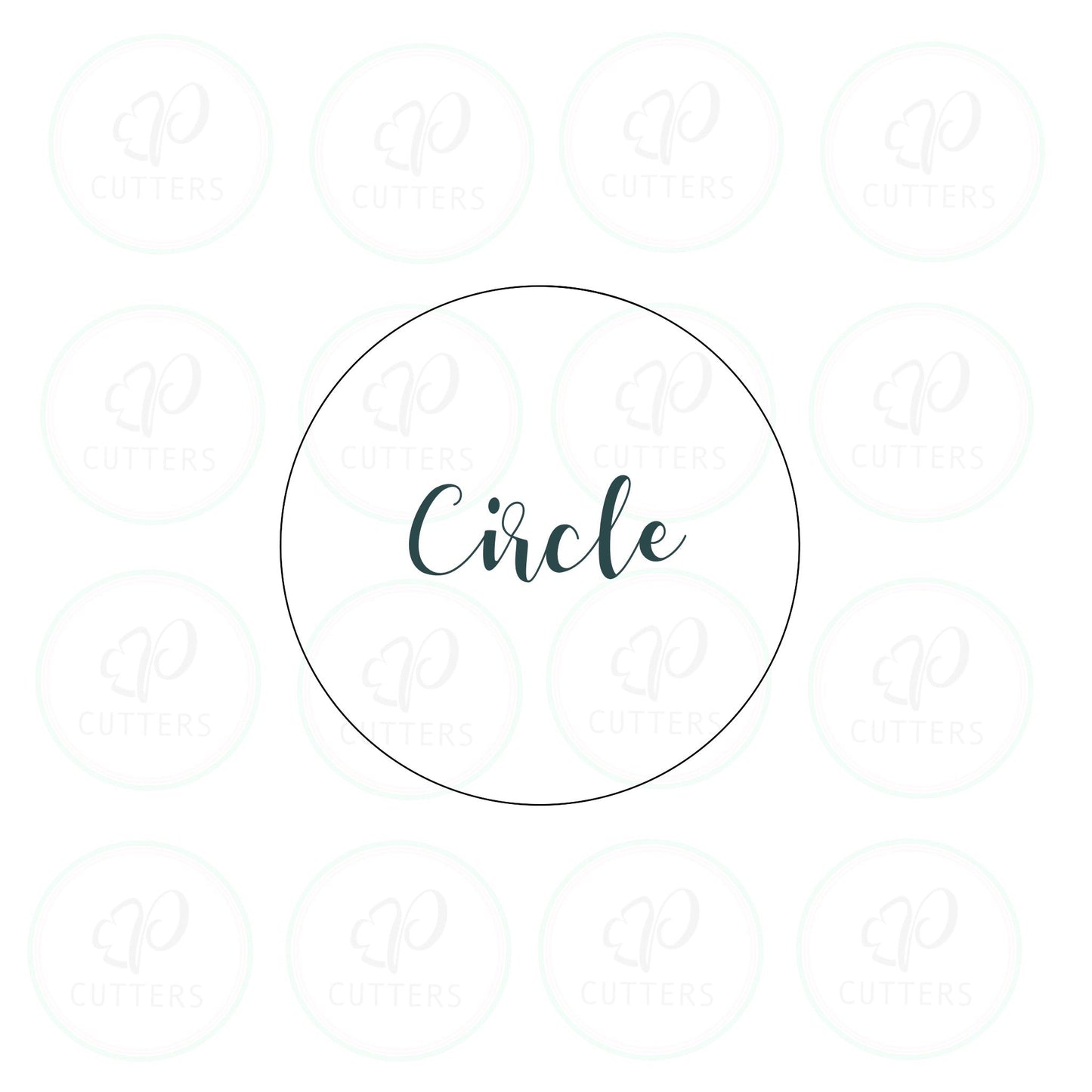 Circle Cookie Cutter - Periwinkles Cutters
