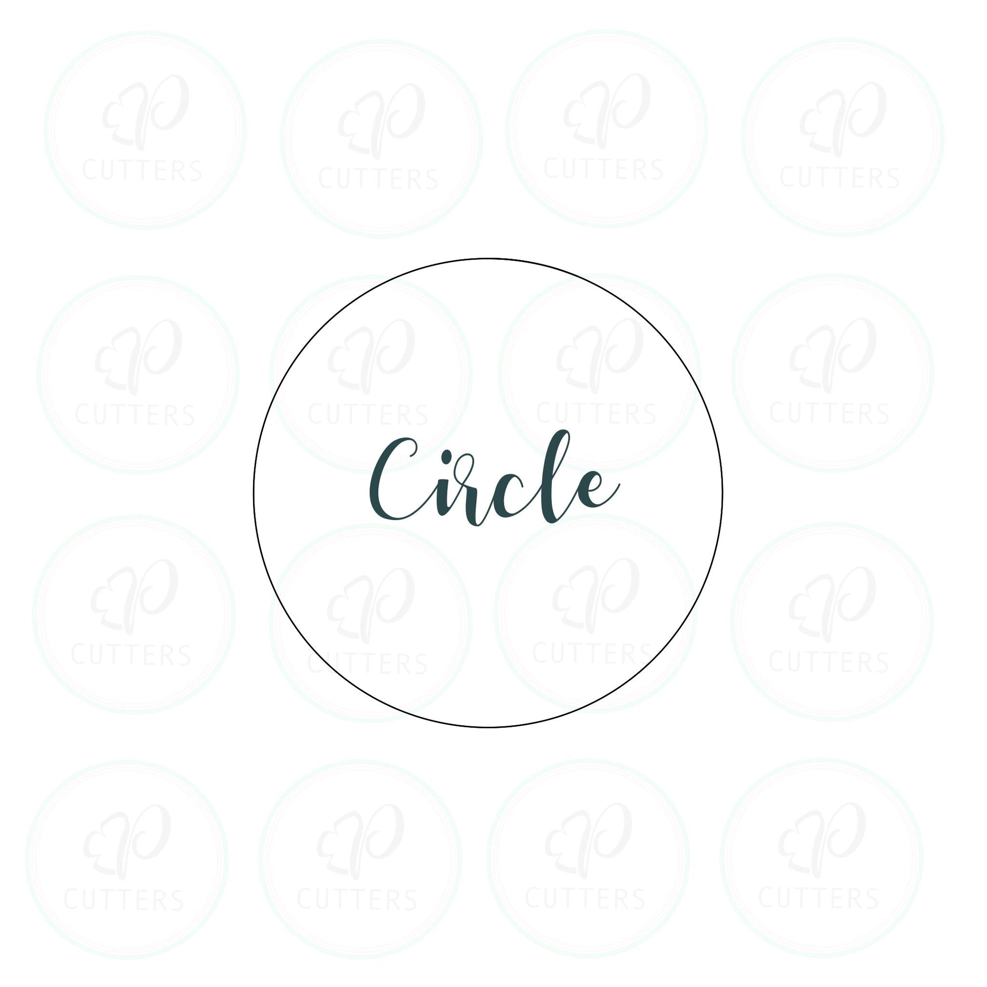 Circle Cookie Cutter - Periwinkles Cutters