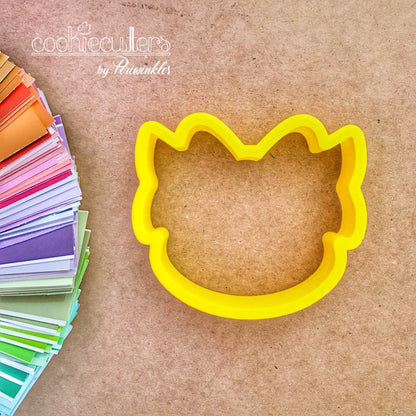 Circle with Bow Cookie Cutter - Periwinkles Cutters