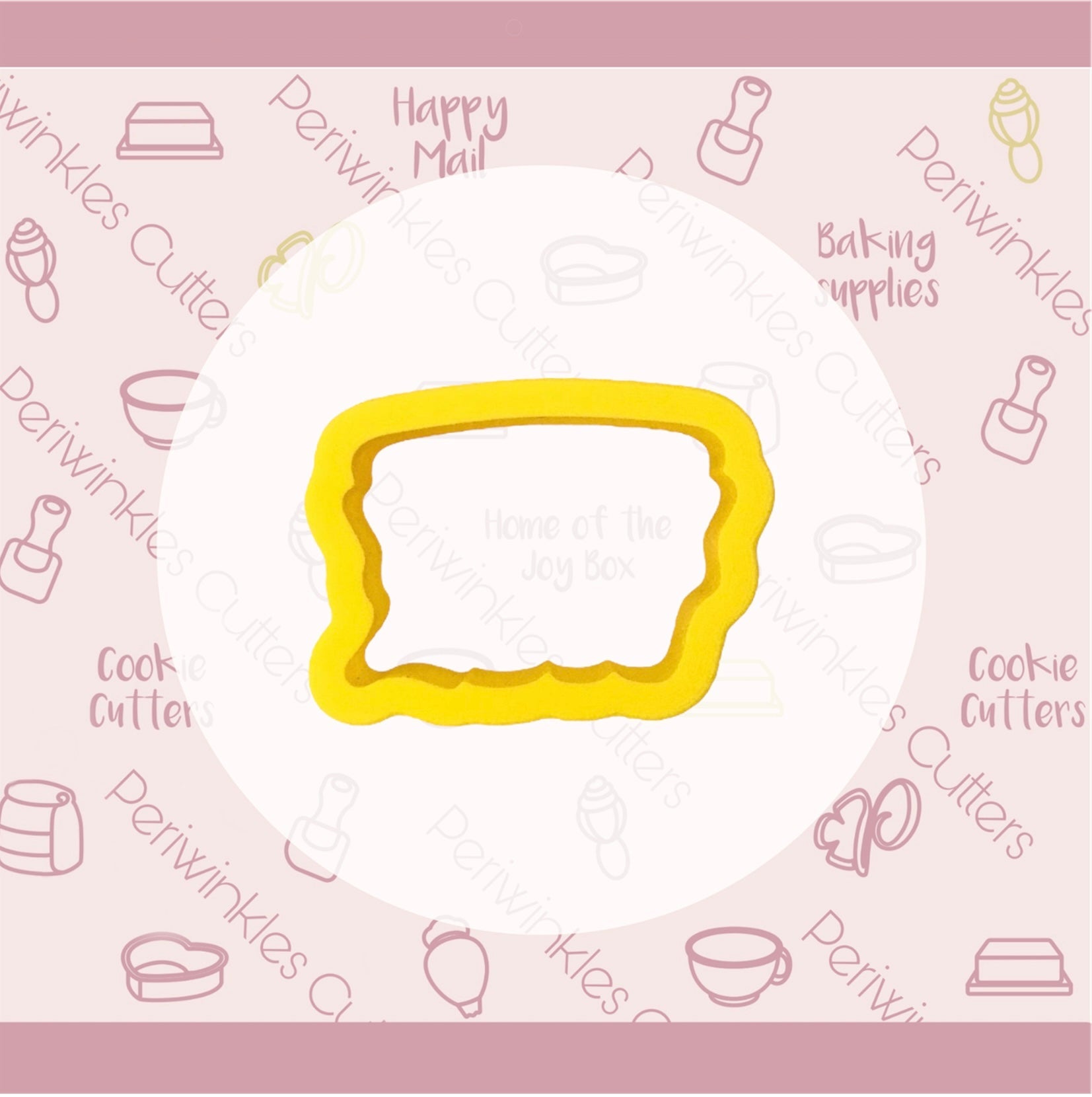 Class of 2022 Banner Cookie Cutter - Periwinkles Cutters