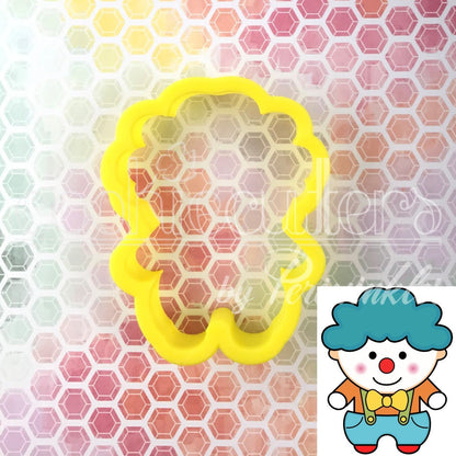 Clown Cookie Cutter - Circus Cookie Cutter - Periwinkles Cutters