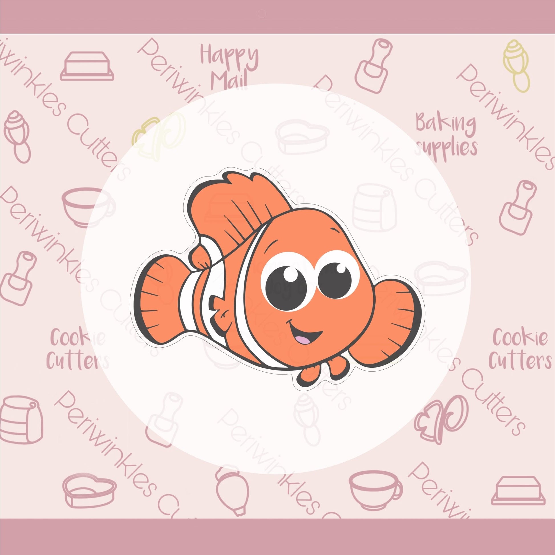 Clown Fish Cookie Cutter - Periwinkles Cutters