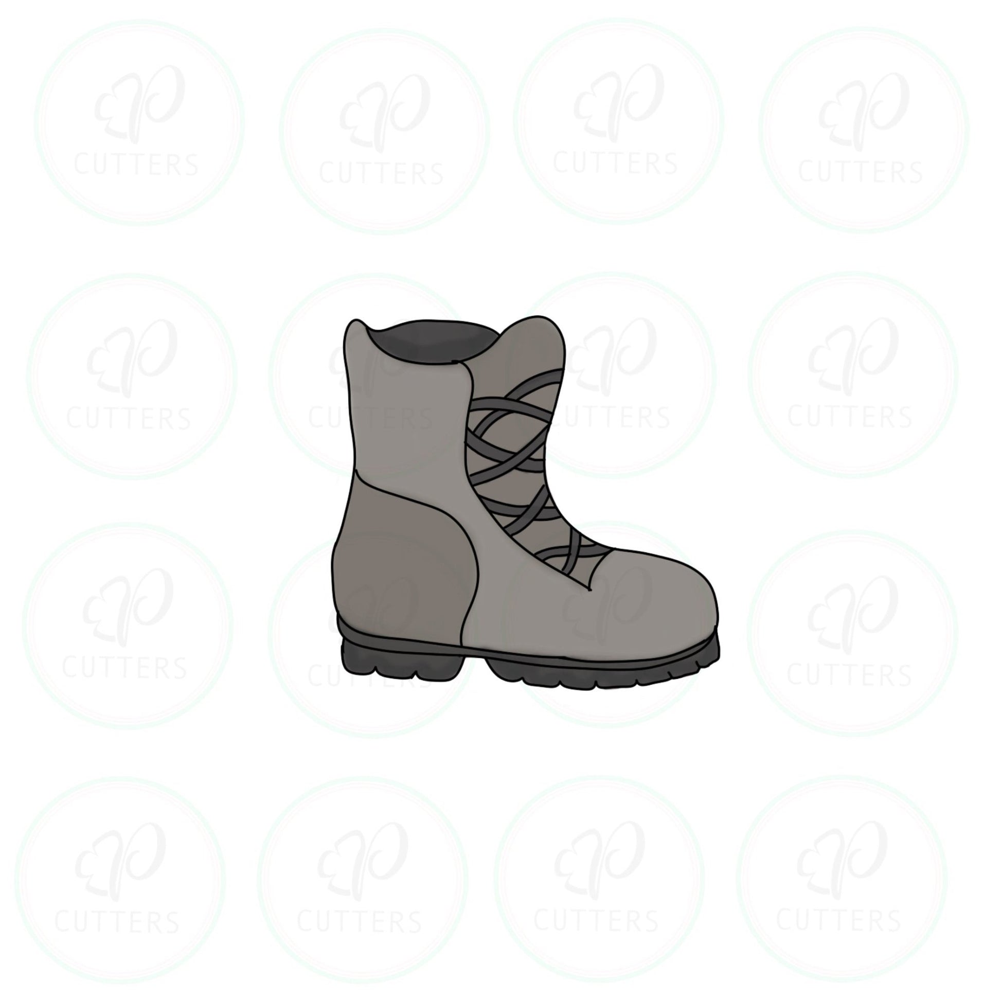 Combat Boot Cookie Cutter - Periwinkles Cutters