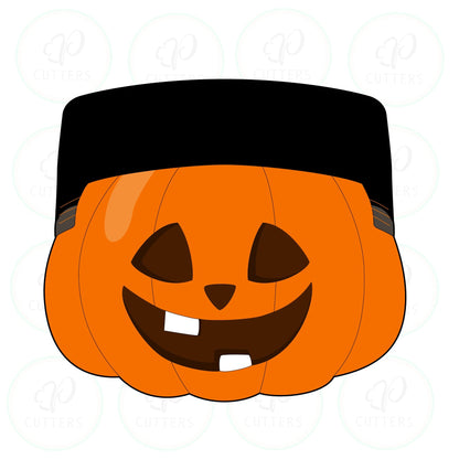 Cool Hi-Top Hair Pumpkin Cookie Cutter - Periwinkles Cutters