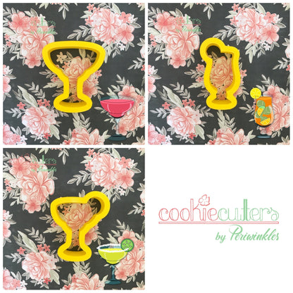 Cosmopolitan Glass Cookie Cutter - Periwinkles Cutters