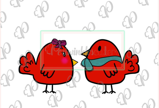 Cozy Cardinals Cookie Cutters - Periwinkles Cutters