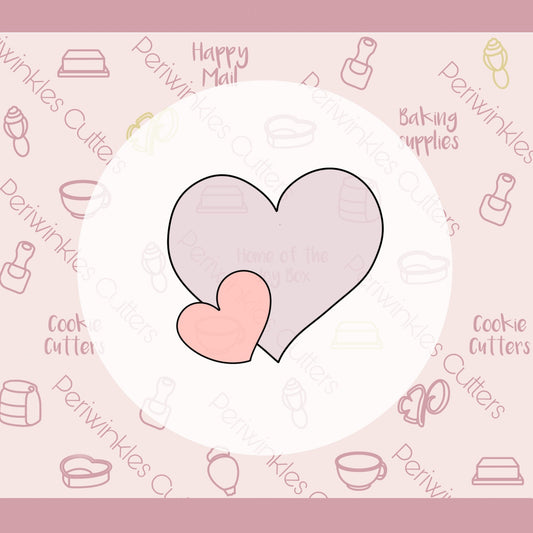 Craft Hearts Cookie Cutter - Periwinkles Cutters
