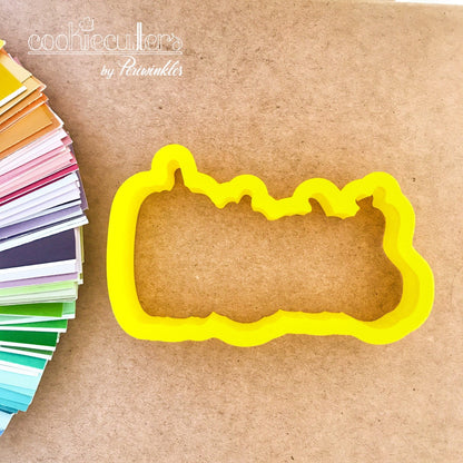 Curvy Pumpkins Plaque Cookie Cutter - Periwinkles Cutters