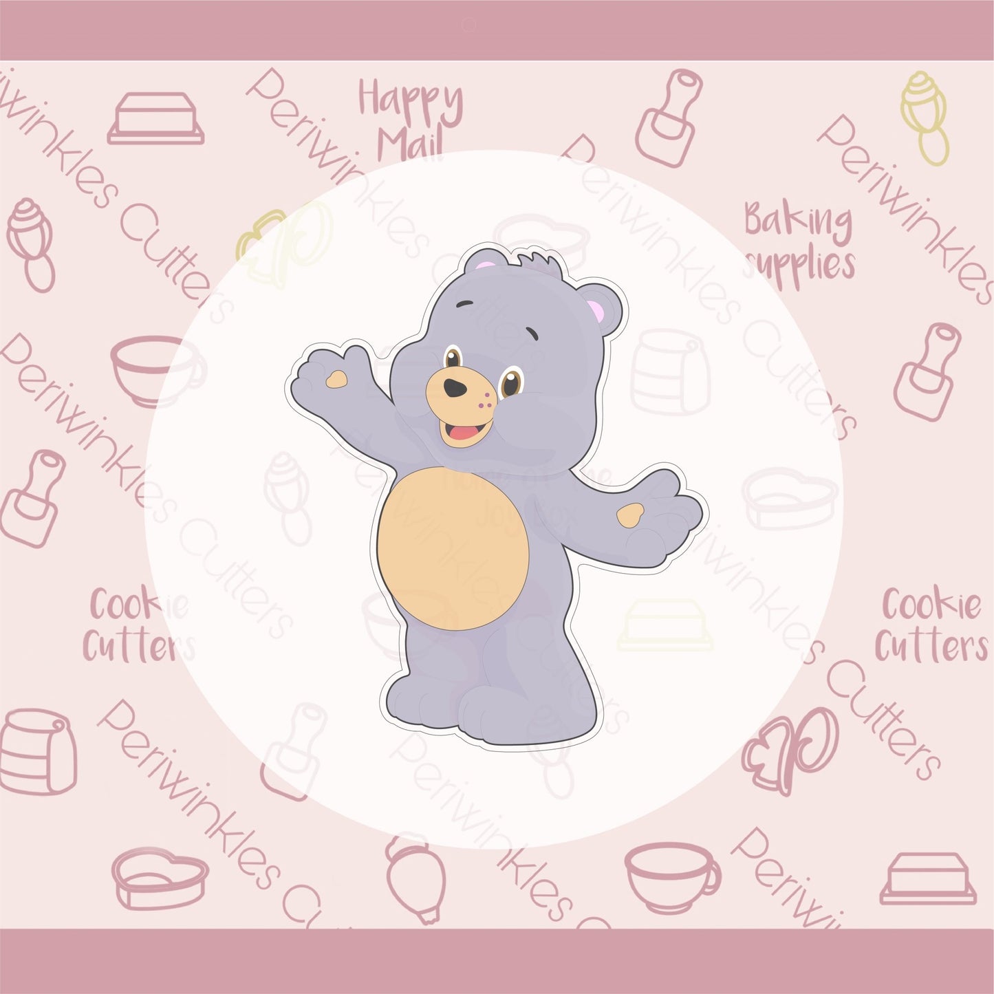 Cute Bears Cookie Cutter - Periwinkles Cutters