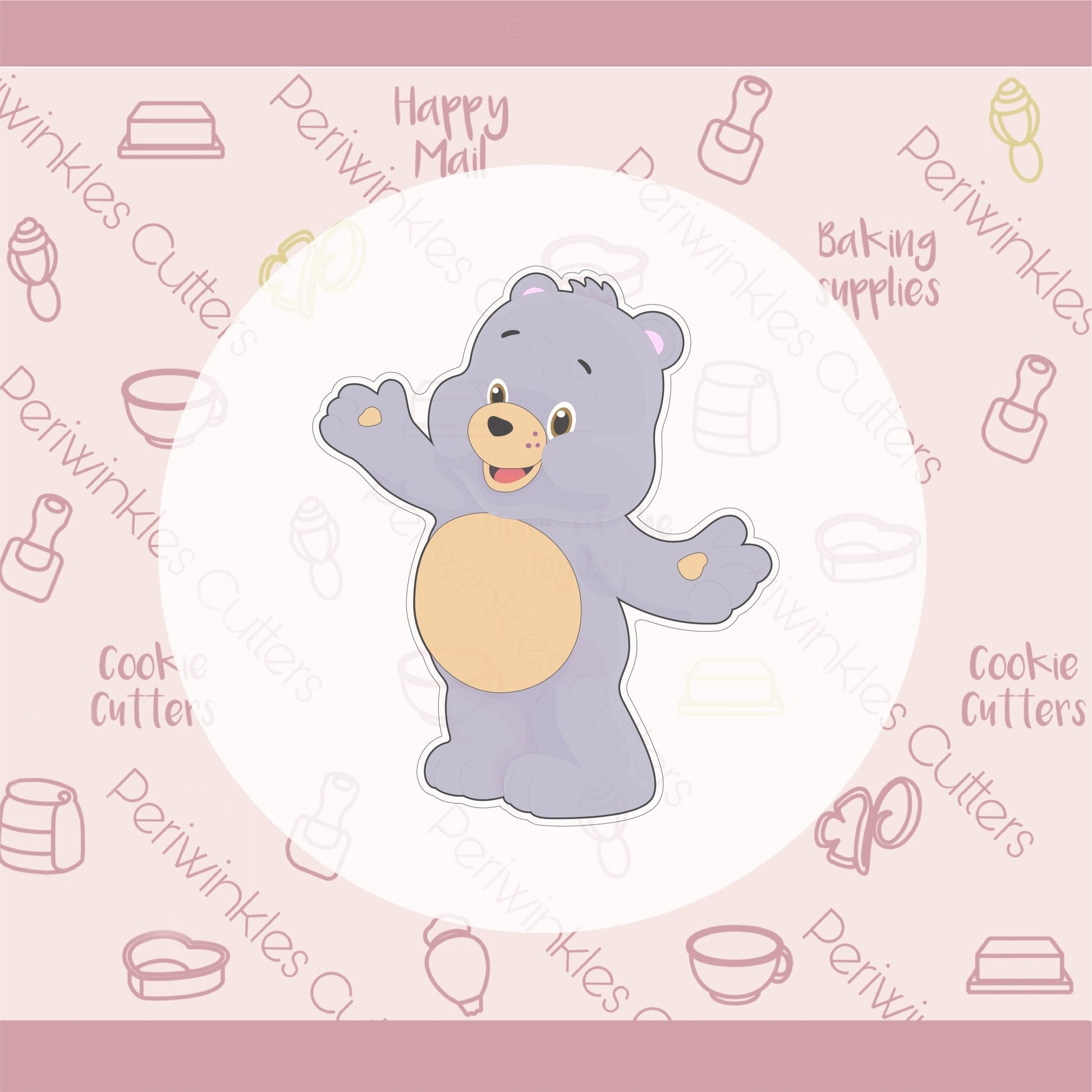 Cute Bears Cookie Cutter - Periwinkles Cutters
