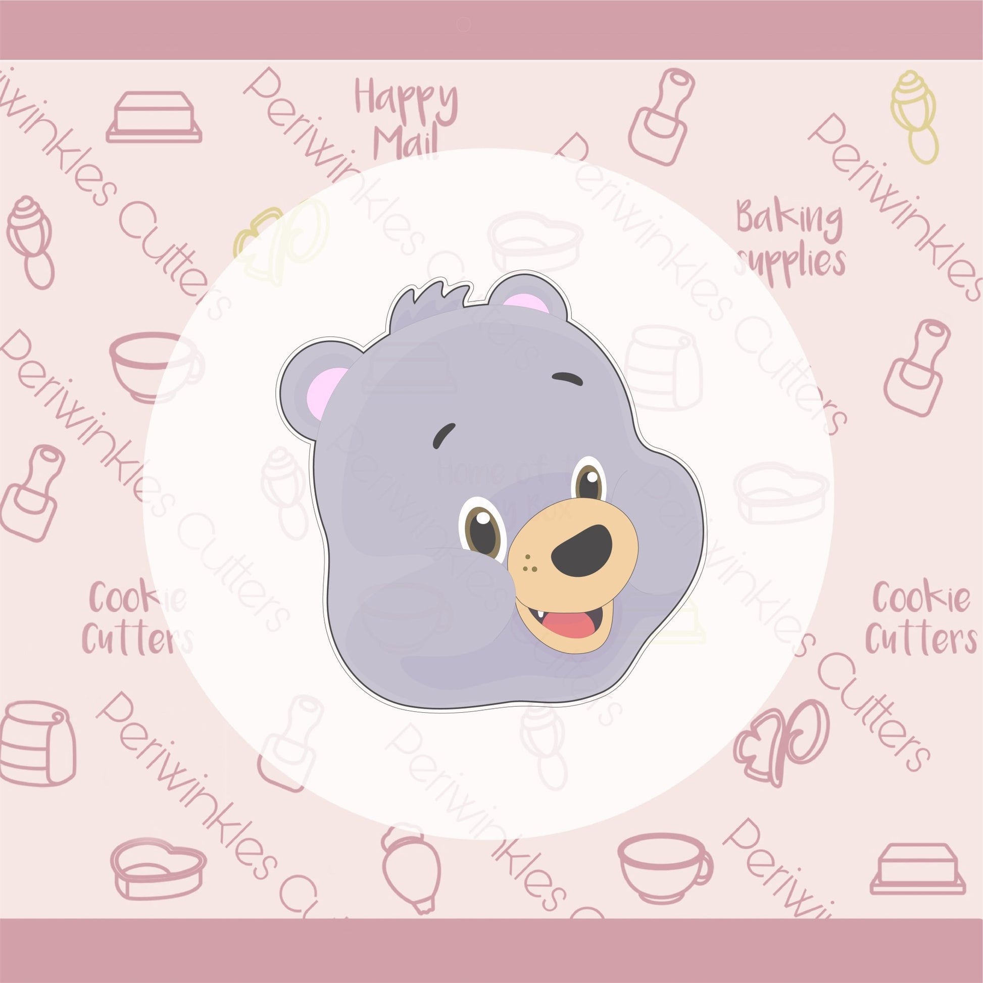 Cute Bears Cookie Cutter - Periwinkles Cutters