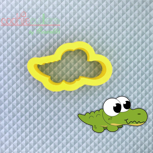 Cute Crocodile Cookie Cutter - Periwinkles Cutters