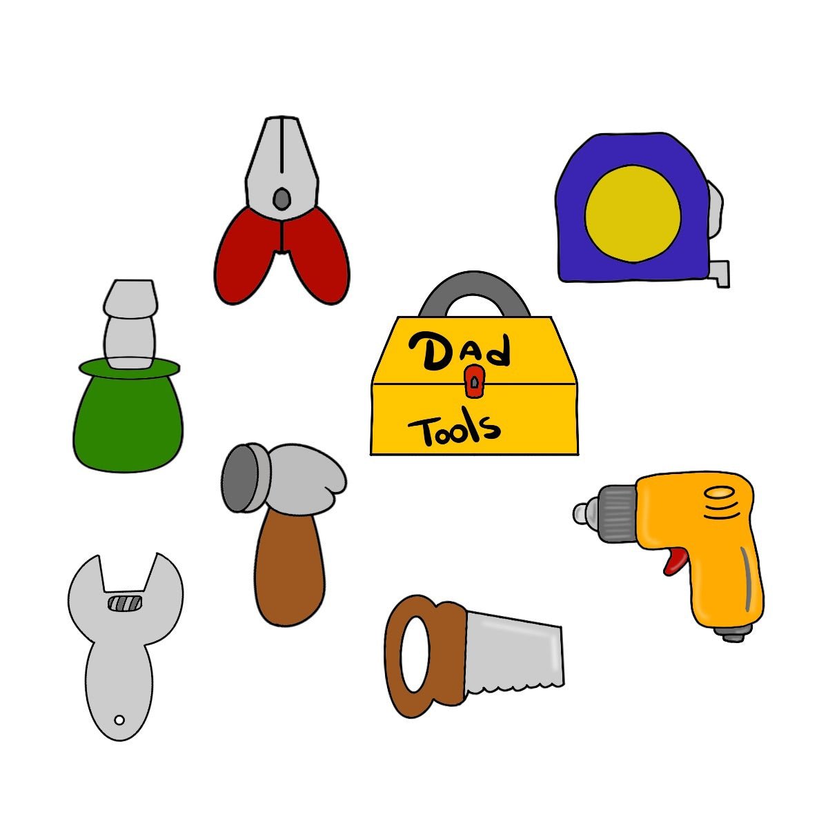 Dad's Tools Set - Periwinkles Cutters