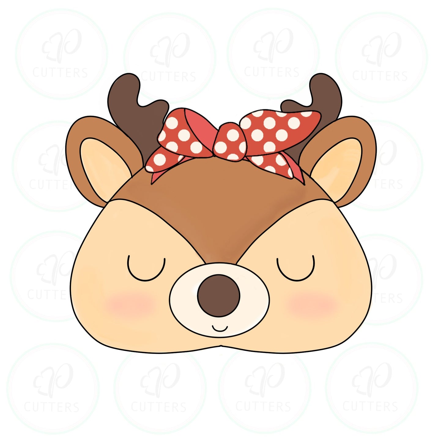 Deer Bandana Cookie Cutter - Periwinkles Cutters