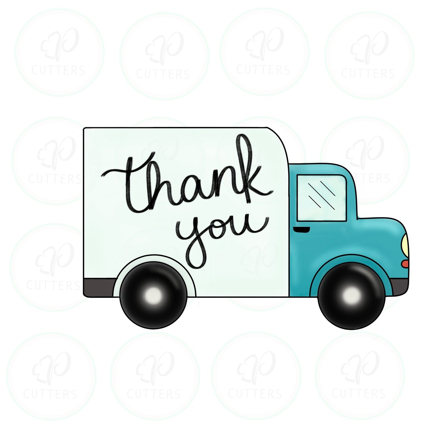 Delivery Truck Cookie Cutter - Periwinkles Cutters