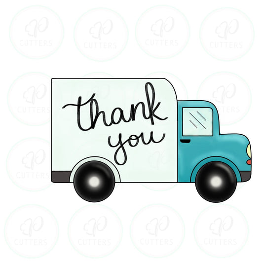 Delivery Truck Cookie Cutter - Periwinkles Cutters