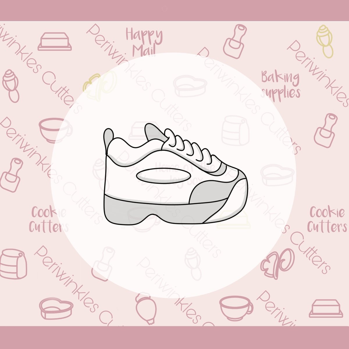 Disruptor Sneakers Cookie Cutter - Periwinkles Cutters