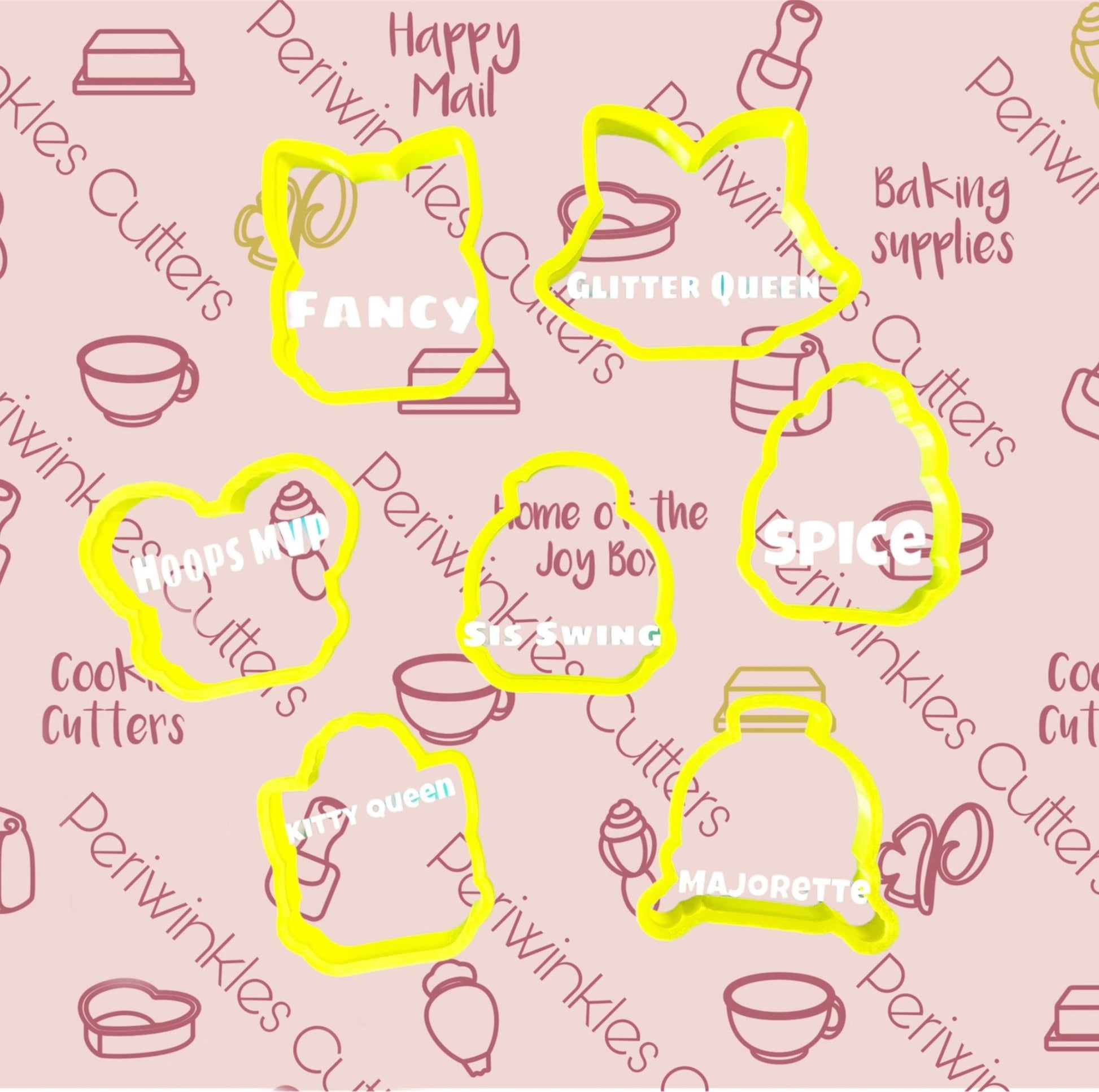 Dolls Individual Cookie Cutters - Periwinkles Cutters