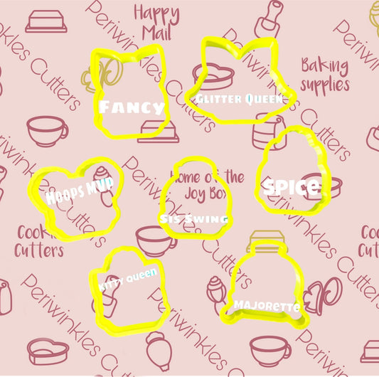Dolls Individual Cookie Cutters - Periwinkles Cutters