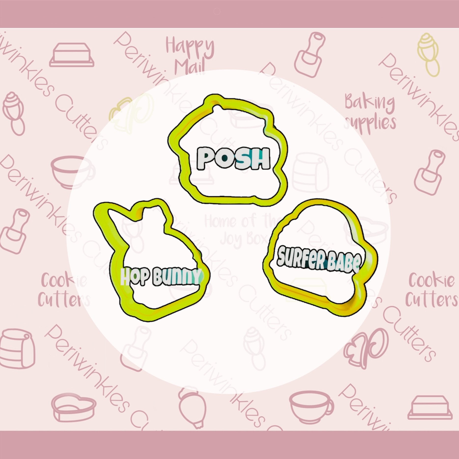 Dolls Individual Cookie Cutters - Periwinkles Cutters