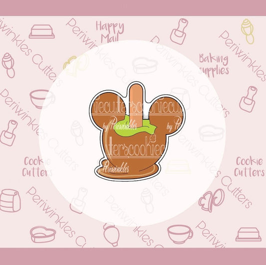 Ears Caramel Apple Cookie Cutter - Periwinkles Cutters