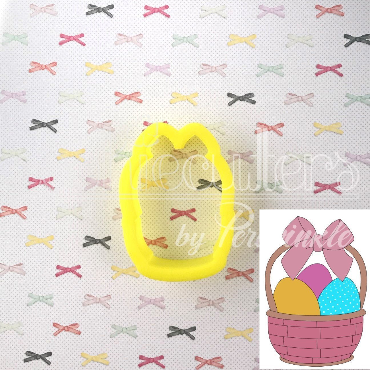Easter Basket Cookie Cutter - Periwinkles Cutters