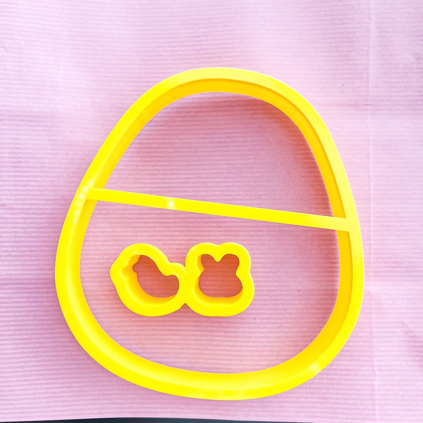 Easter Egg Tic Tac Toe Set Cookie Cutter - Periwinkles Cutters