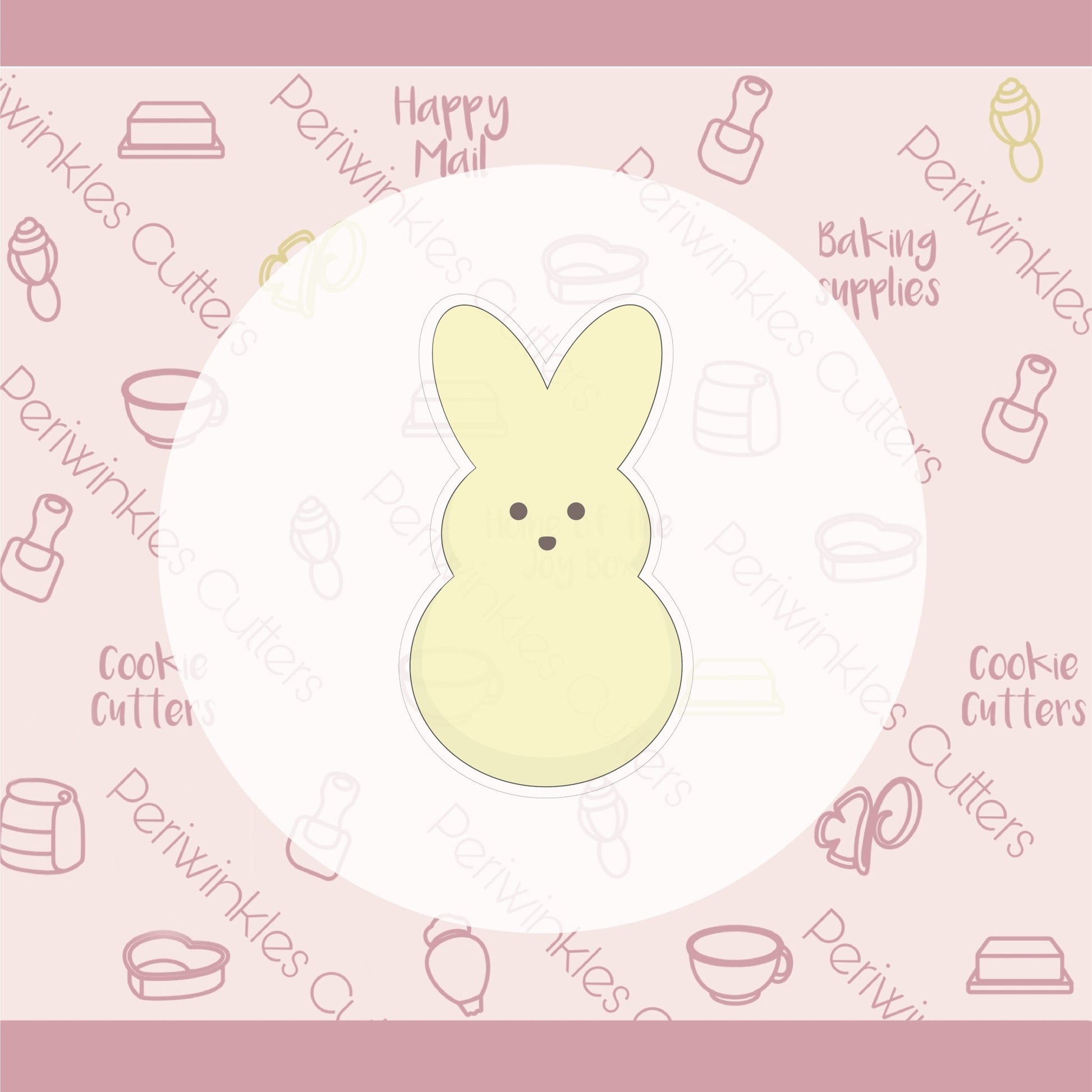 Easter Marshmallow Bunny Cookie Cutter - Periwinkles Cutters