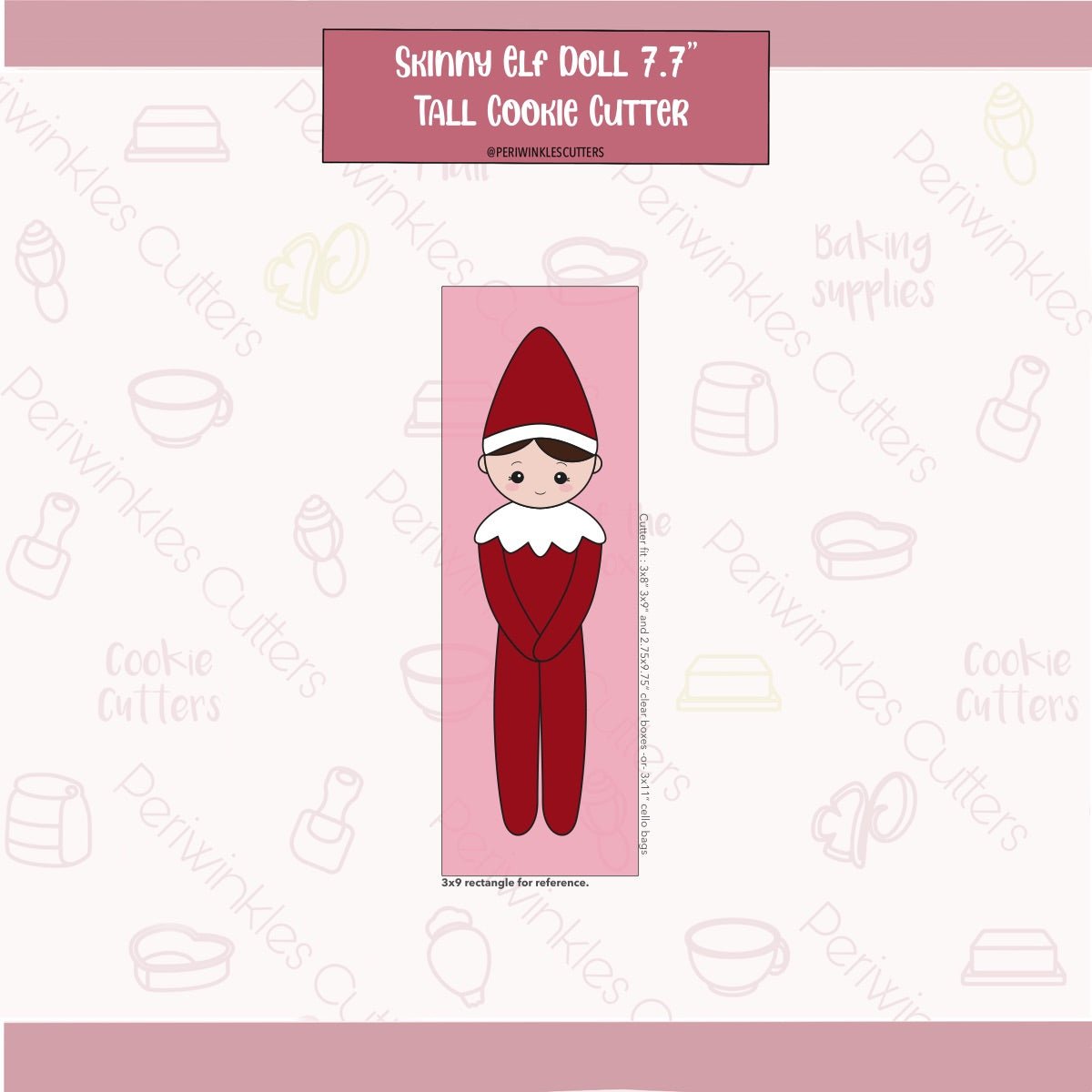 Elf Baking Sets PRE ORDER - PURCHASE SEPARATED - Periwinkles Cutters Elf Kits