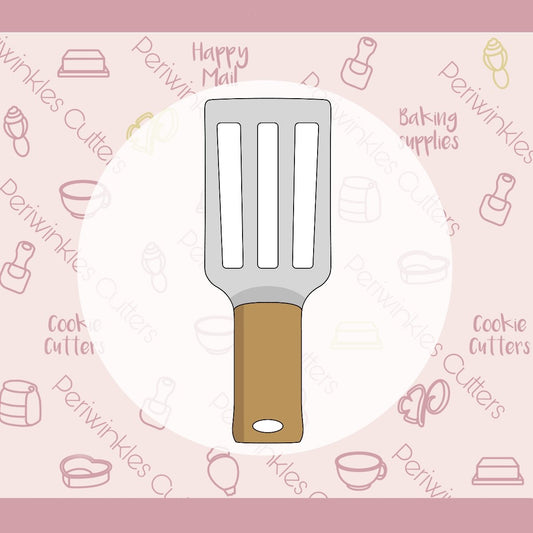 Extra Tallish BBQ Spatula Cookie Cutter - Narrow - Periwinkles Cutters