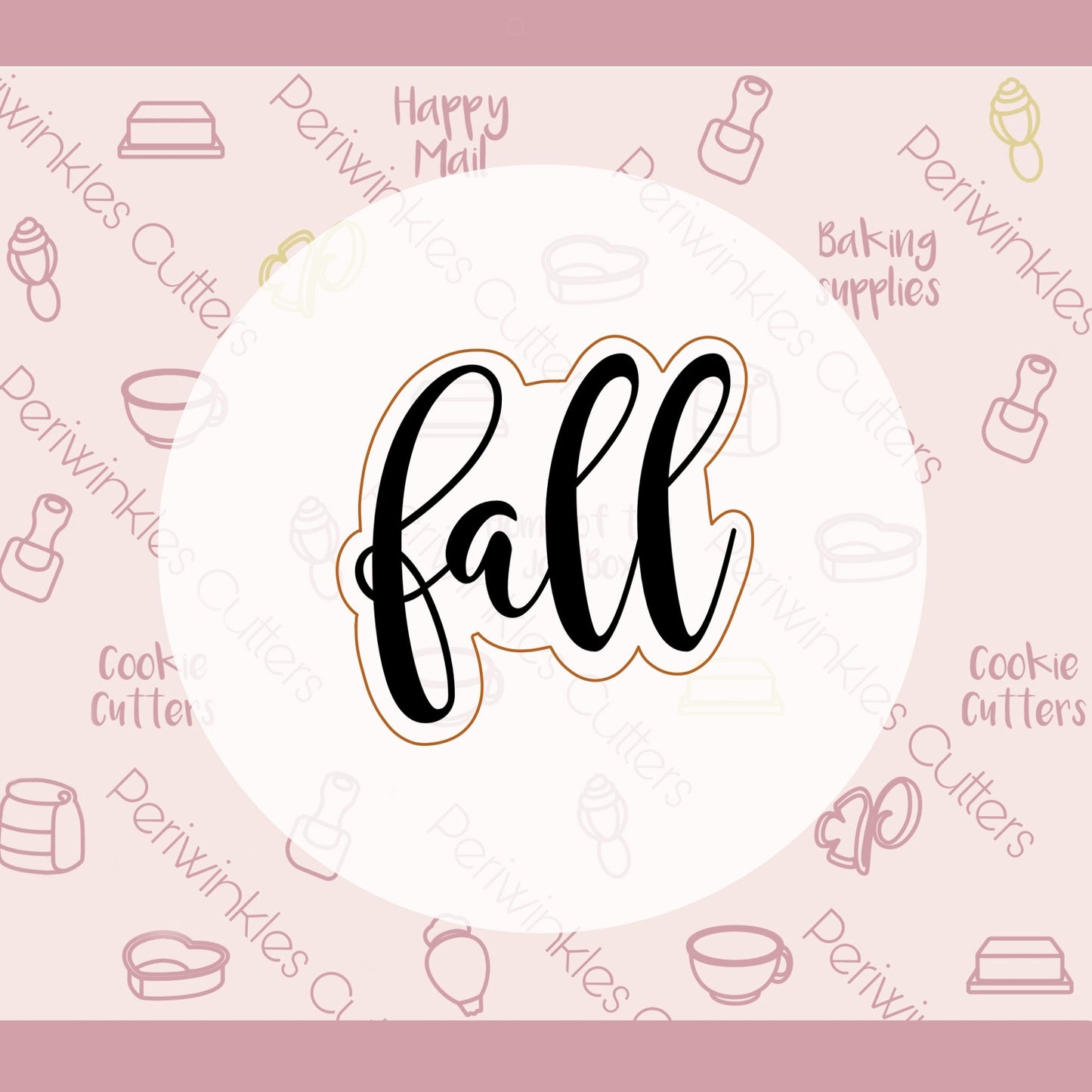 FALL Cookie Cutter - Periwinkles Cutters
