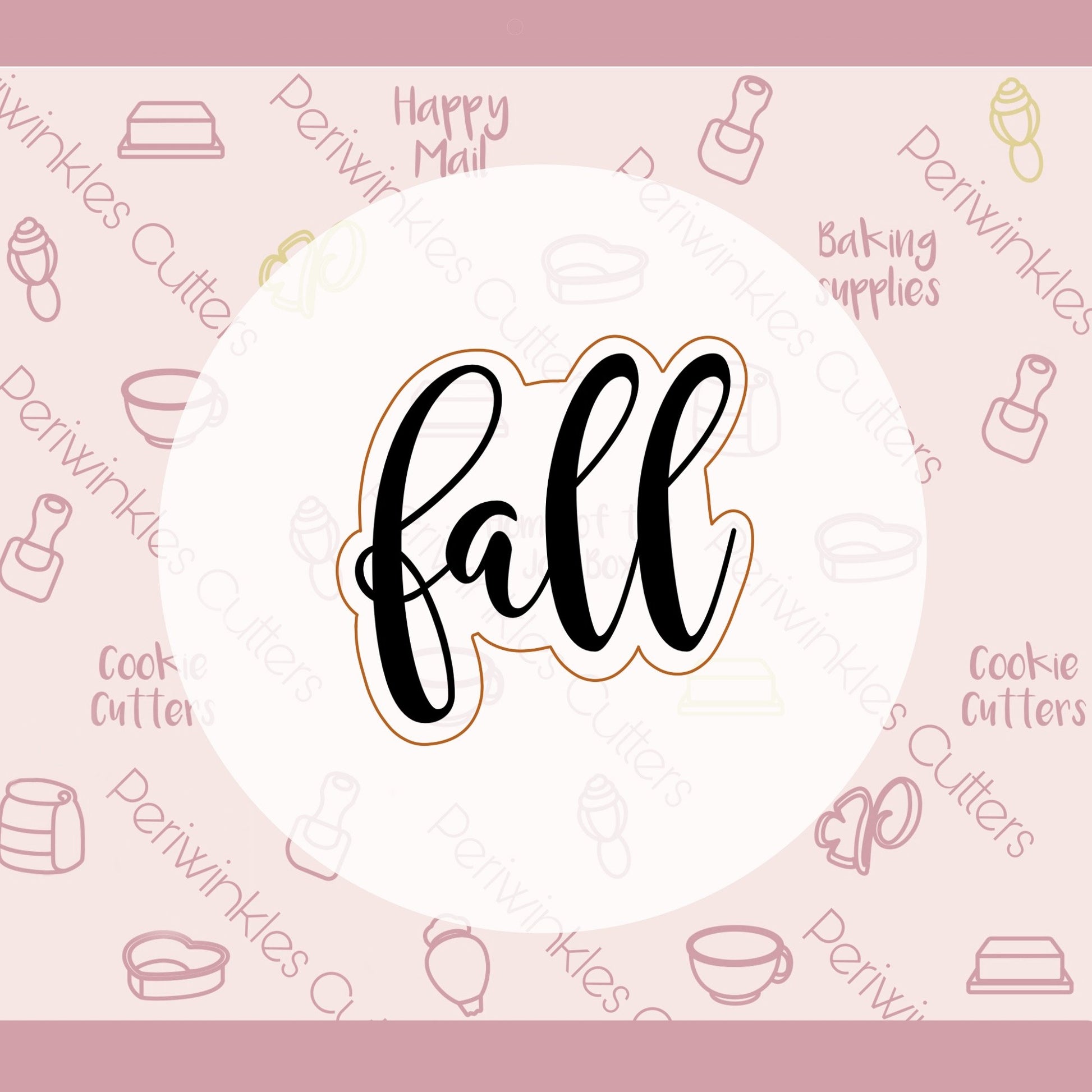 FALL Cookie Cutter - Periwinkles Cutters