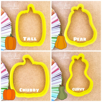 Fall Pumpkins 2017 Cookie Cutters - Periwinkles Cutters