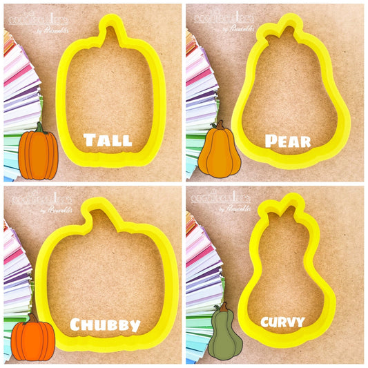 Fall Pumpkins 2017 Cookie Cutters - Periwinkles Cutters