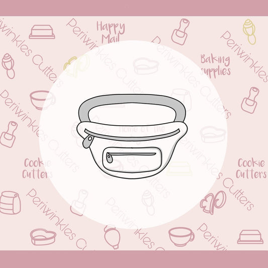 Fanny Pack Cookie Cutter - Periwinkles Cutters