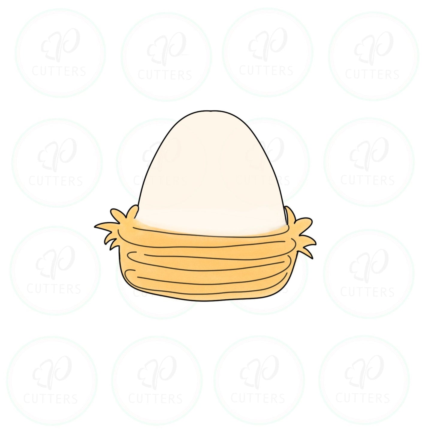 Farm Egg Cookie Cutter - Periwinkles Cutters