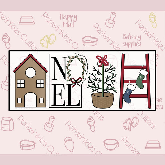 Farmhouse Holiday Set of Cookie Cutter - Periwinkles Cutters