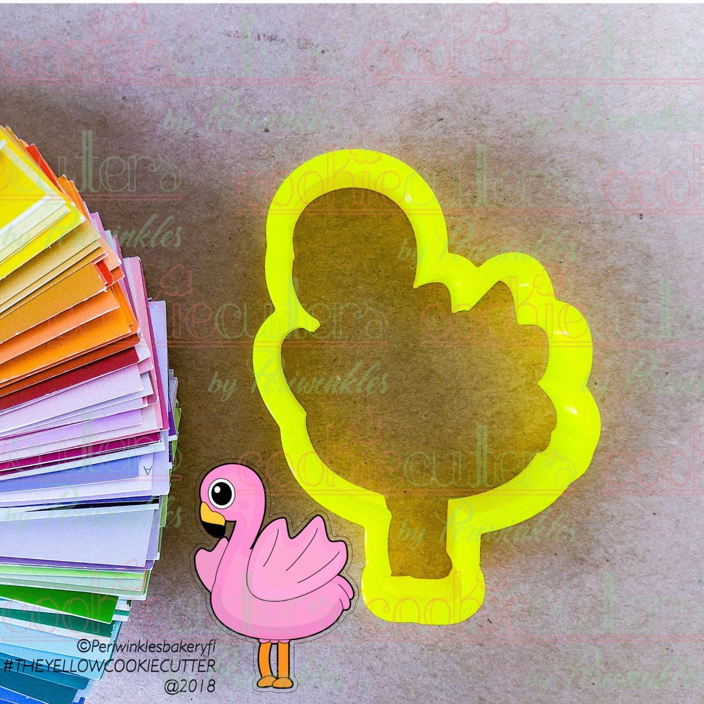 Flamingo Cookie Cutter - Periwinkles Cutters
