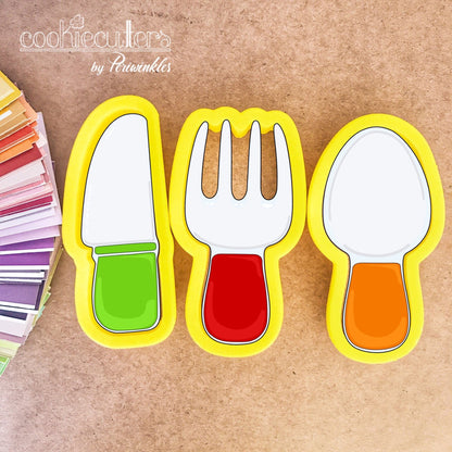 Flatware Cookie Cutter - Periwinkles Cutters