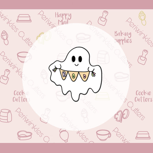 Floating Ghost Cookie Cutter - Periwinkles Cutters