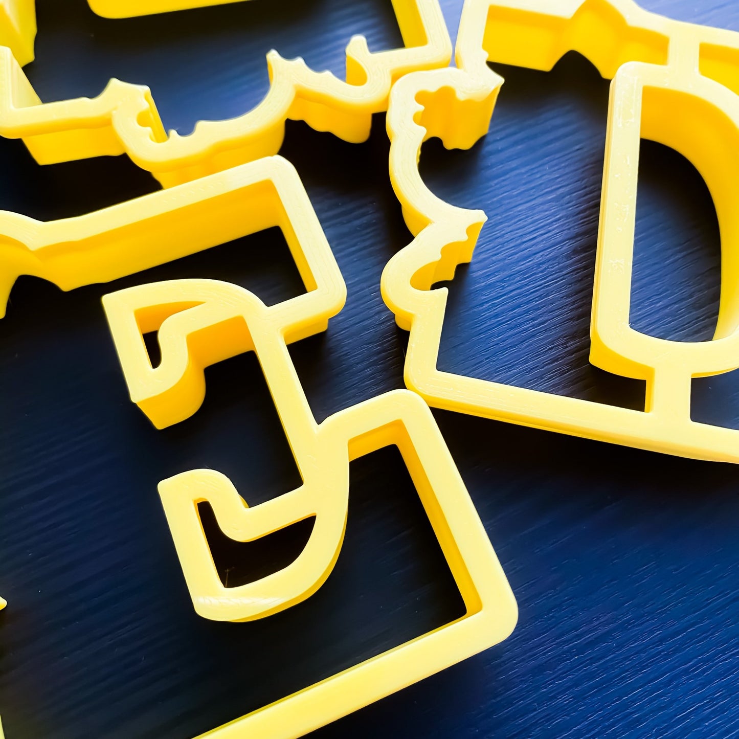 Floral Alphabet Cookie Cutter - Individual Letters - Periwinkles Cutters