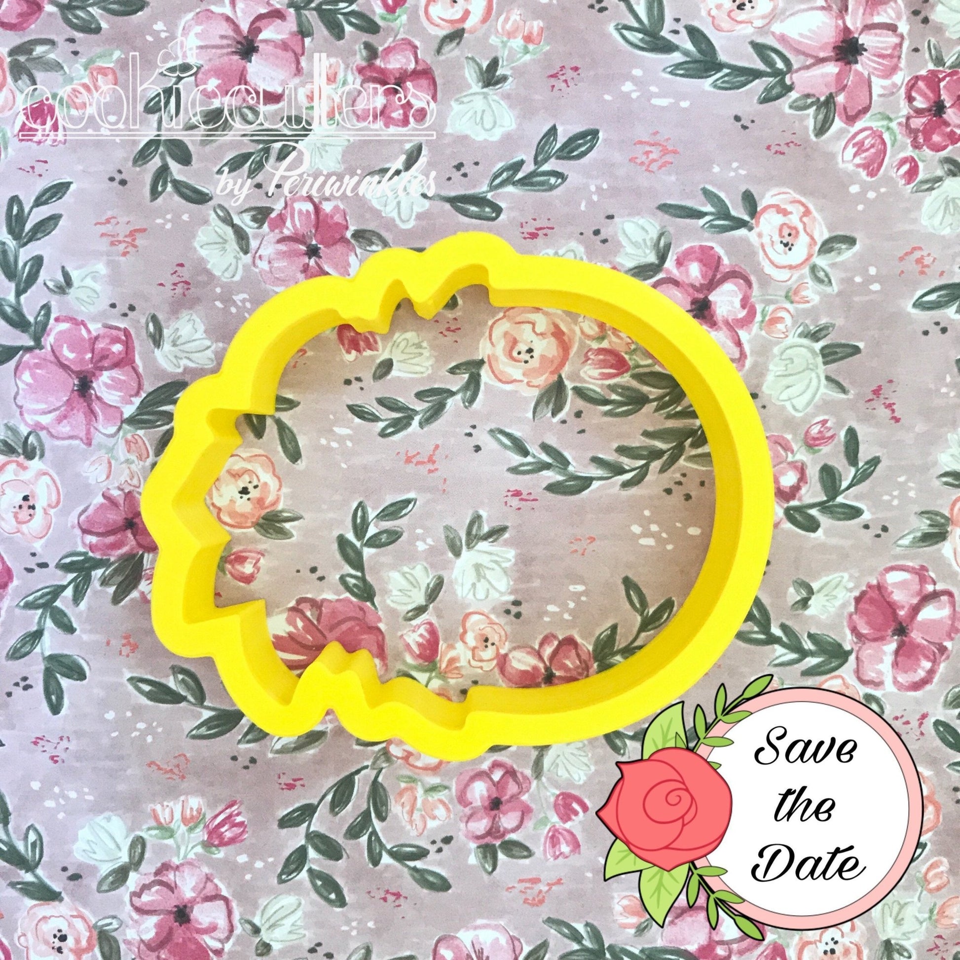 Floral Circle Cookie Cutter - Periwinkles Cutters