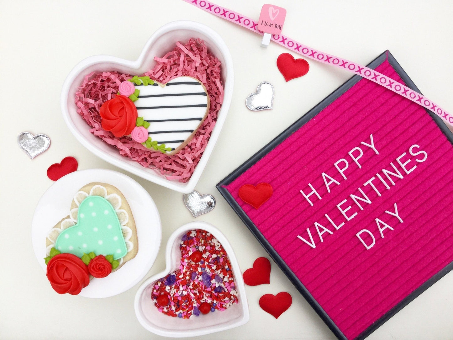 Floral Heart Frame Cookie Cutter - Periwinkles Cutters