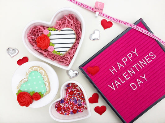 Floral Heart Frame Cookie Cutter - Periwinkles Cutters