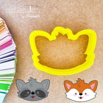 Fox - Raccoon Cookie Cutter - Periwinkles Cutters