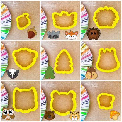 Fox - Raccoon Cookie Cutter - Periwinkles Cutters