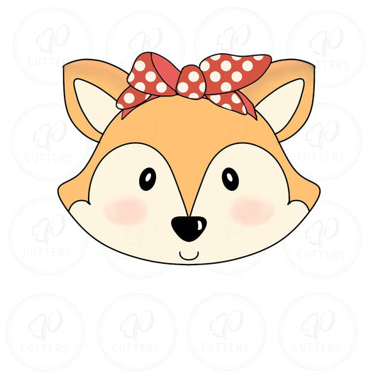 Foxy Bandana Cookie Cutter - Periwinkles Cutters