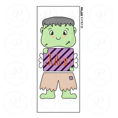 Frankenstein Boy 3 Pieces Set Cookie Cutter - Periwinkles Cutters