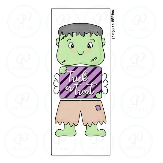 Frankenstein Boy 3 Pieces Set Cookie Cutter - Periwinkles Cutters